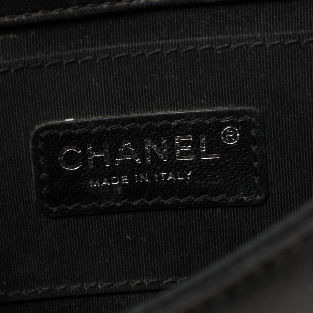 Chanel Black/White Striped Plexiglass East/West Boy Brick Flap Bag 5