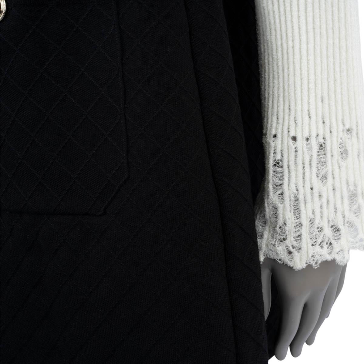 CHANEL 2020 20K COLORBLOCK robe en viscose noire et blanche 34 XS en vente 4