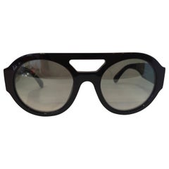 Chanel black with swarovski stones sunglasses still with folder