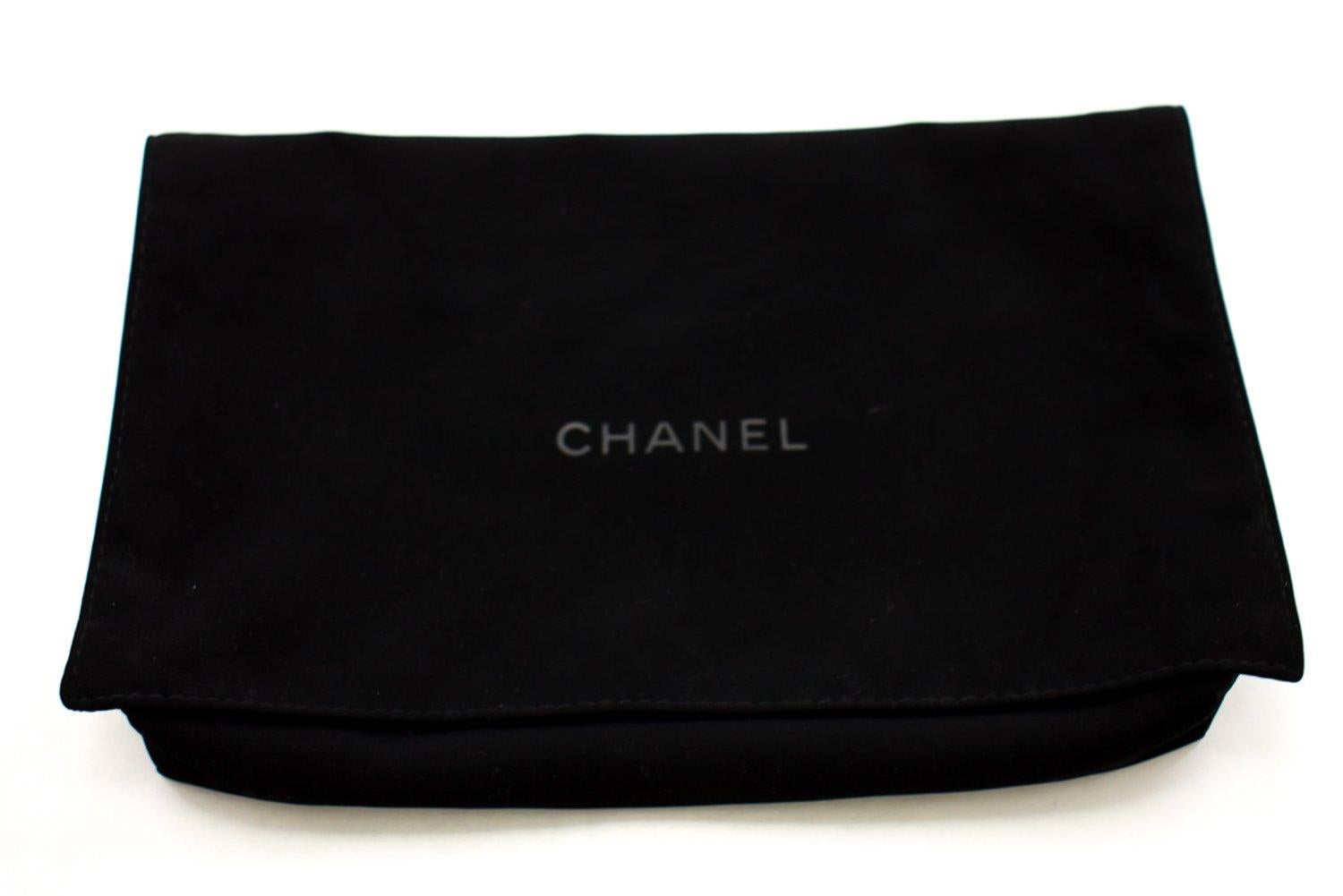 CHANEL Black WOC Wallet On Chain Shoulder Crossbody Bag Lambskin 15