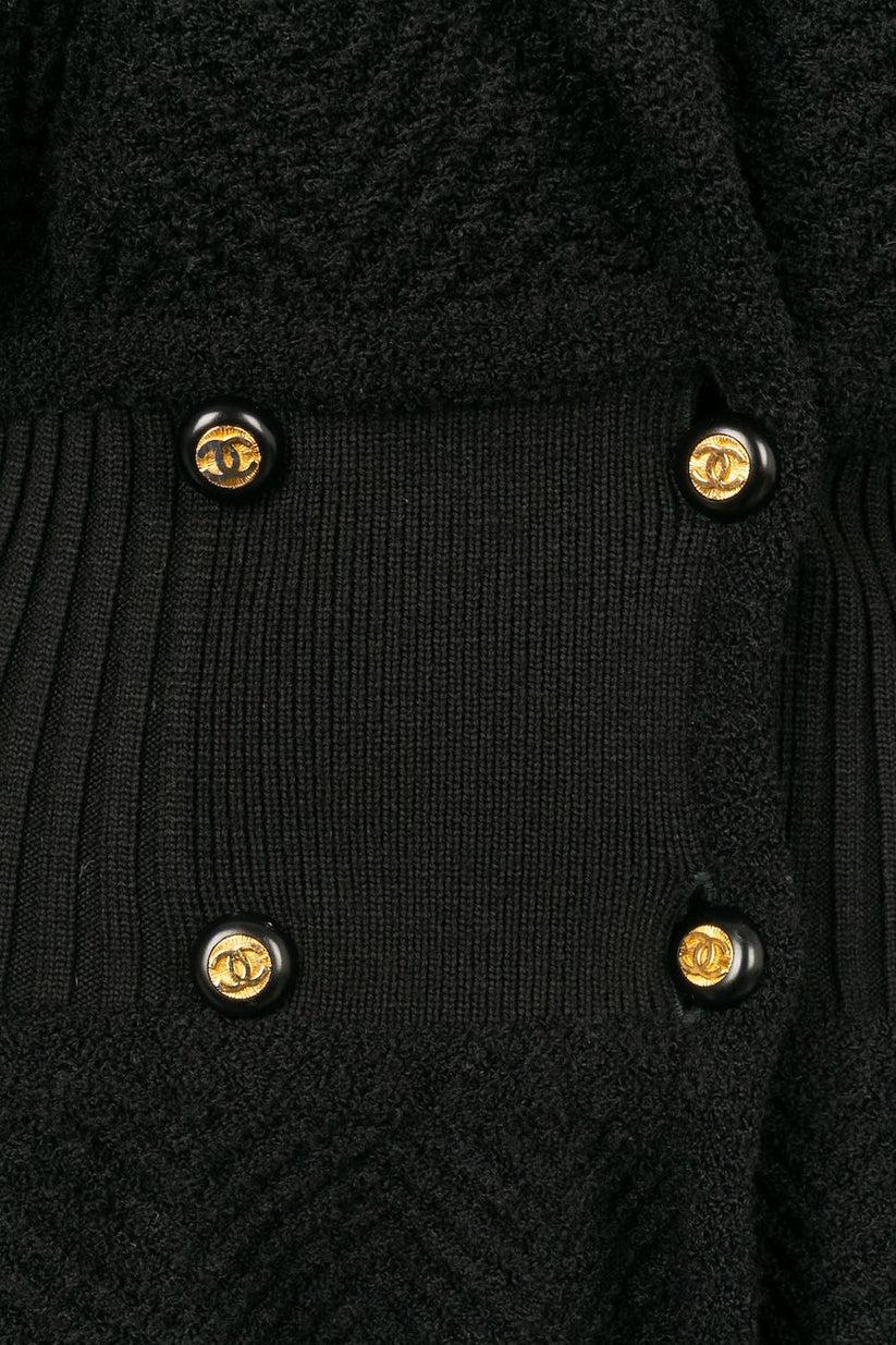 Chanel Black Wool and Mohair Jacket 2