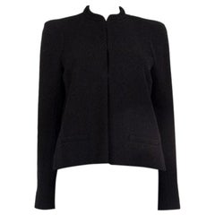 CHANEL Schwarze Wollmischung PARIS SALZBURG Jacke 38 S