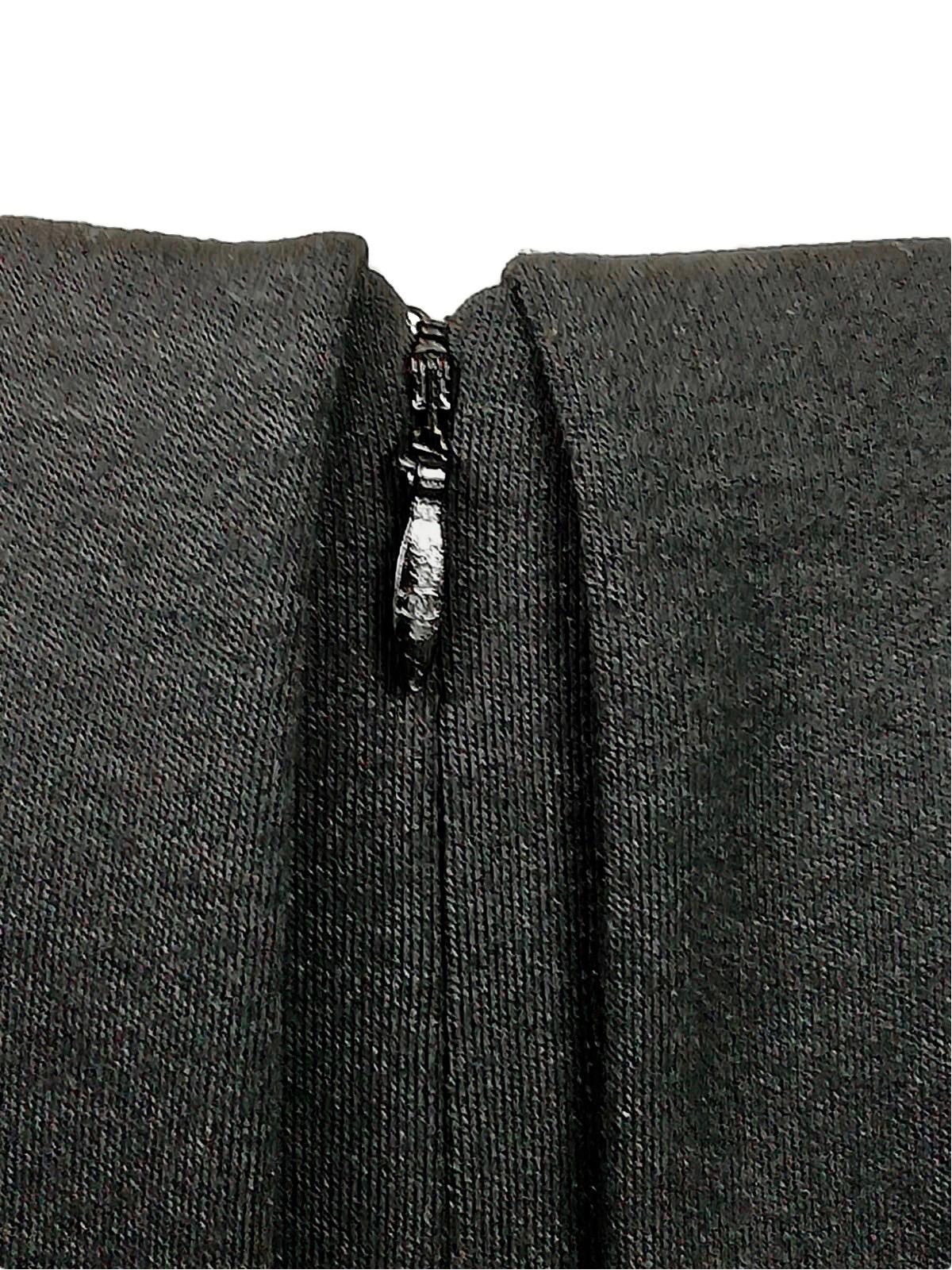 Chanel - Robe en laine noire pré-automne 2011 - Paris Byzance  FR 46 en vente 2