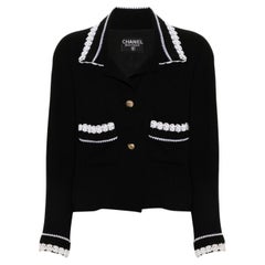 Chanel Black Wool Jacket
