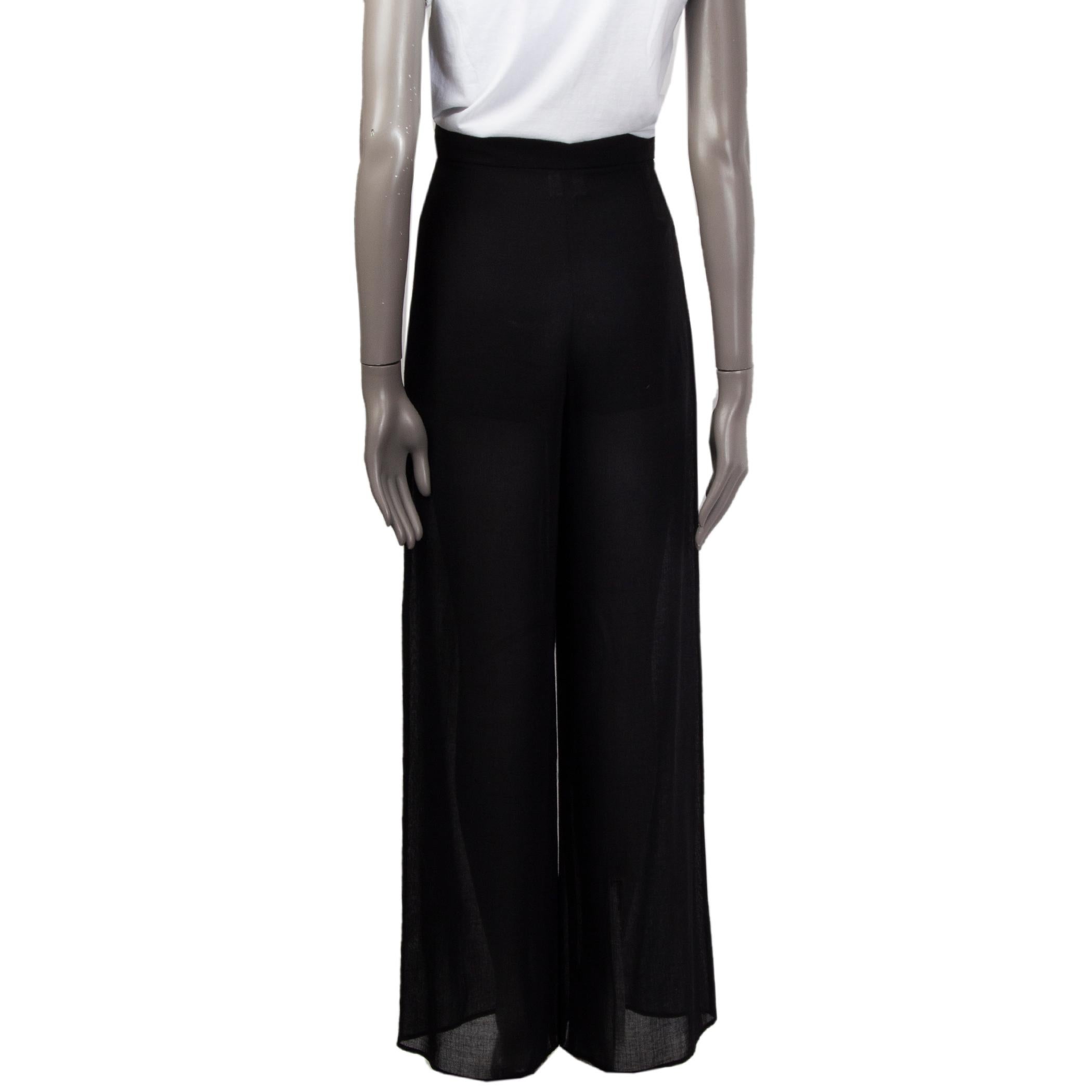 chanel wide leg pants