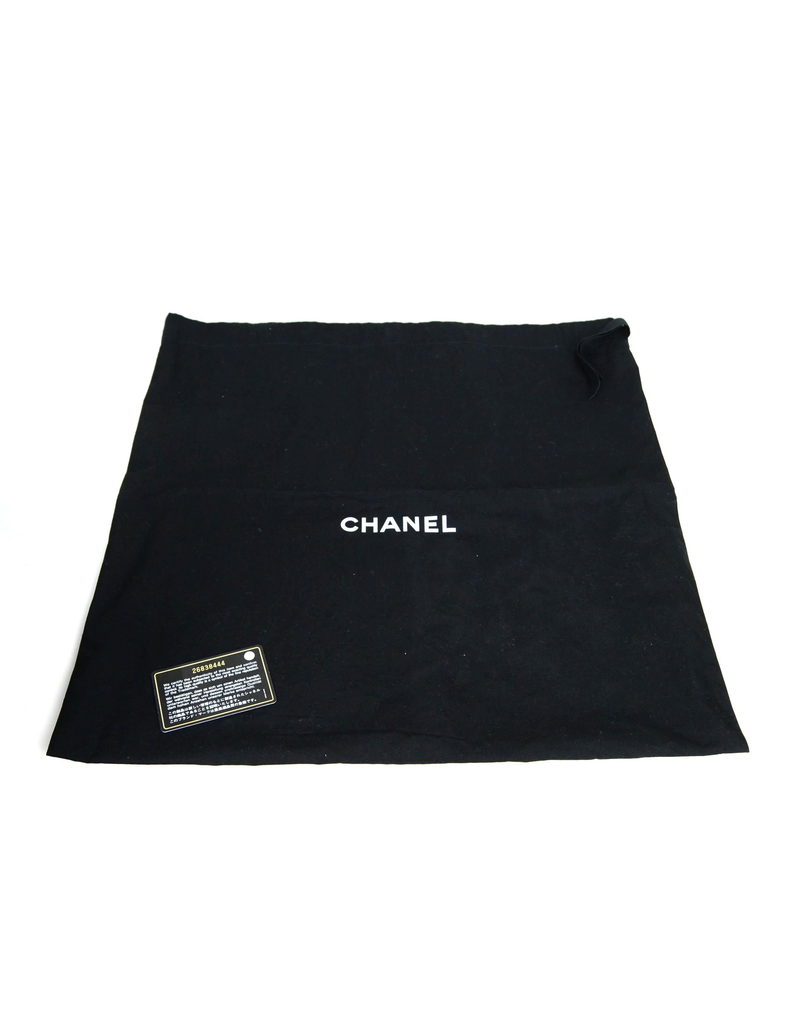 Chanel Black Woven Straw Raffia Medium Deauville Tote Bag 7