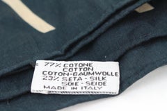 Chanel Black x Beige CC Cotton Scarf 56ck38s