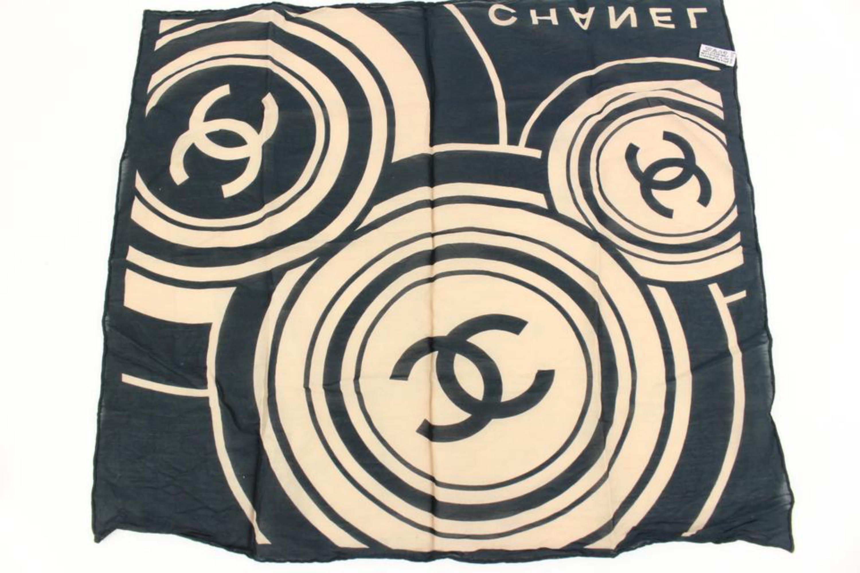 chanel cotton scarf