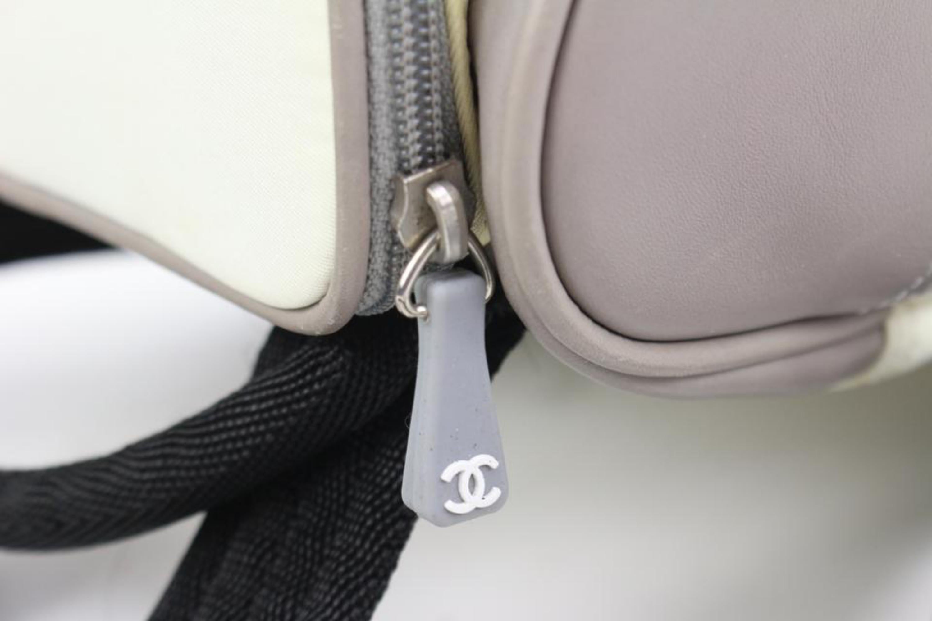 Chanel Black x Grey CC Sports Logo Mini Backpack 57ck315s For Sale at ...