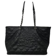 Chanel Black XL Tote Caviar