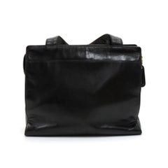 Chanel Black Zipper Pocket Shoulder bag