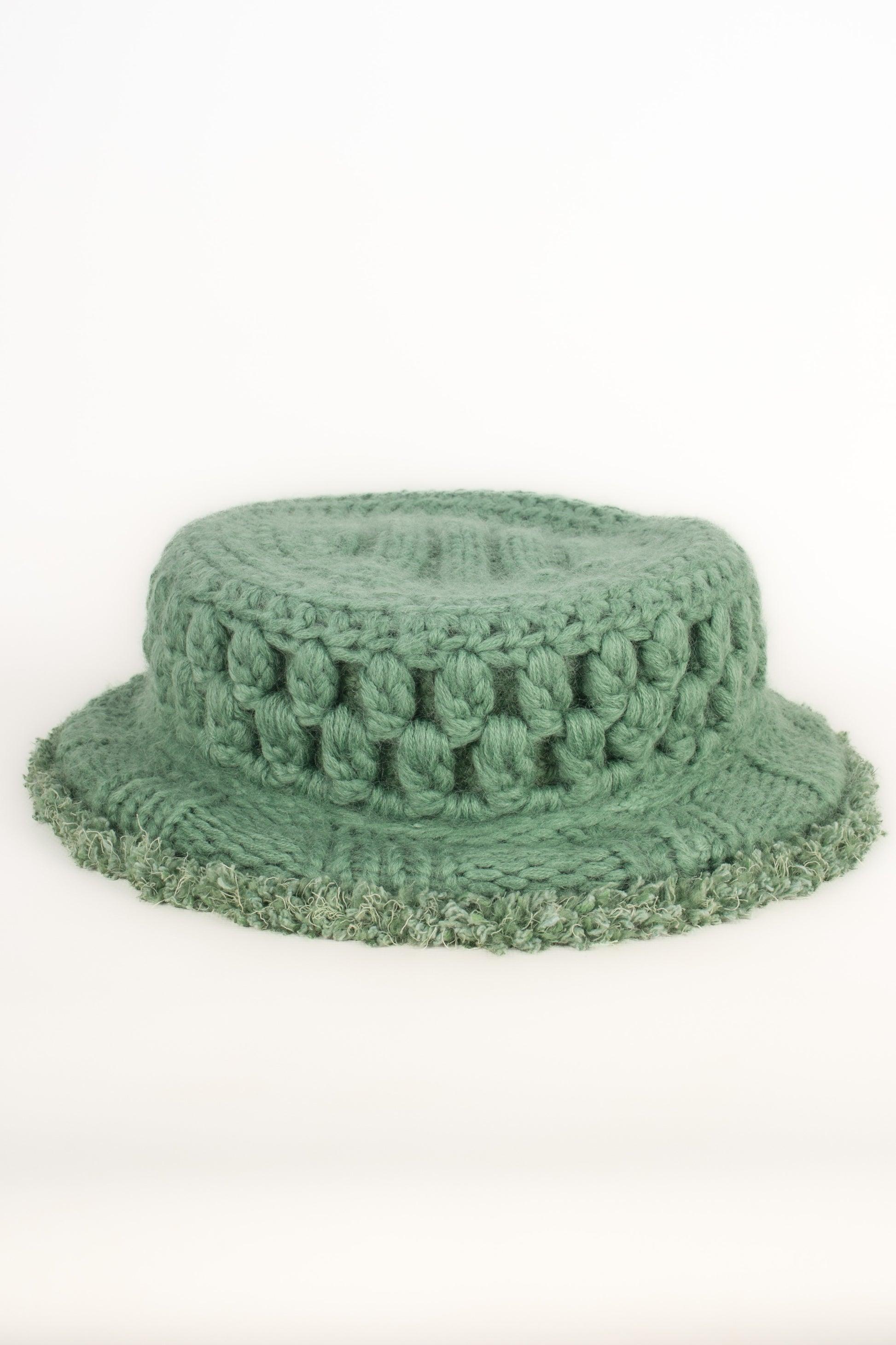 Brown Chanel Blended Mohair and Cashmere Hat, 2009 For Sale