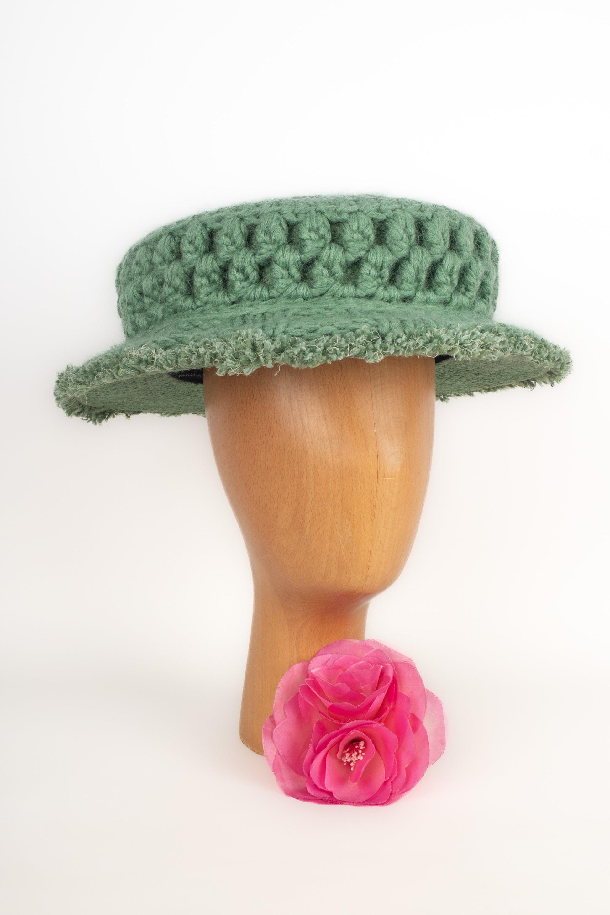 Chanel Blended Mohair and Cashmere Hat, 2009 For Sale