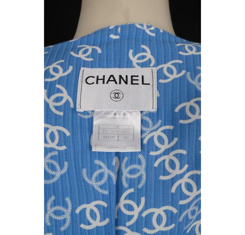Veste en laine mélangée Chanel Printemps 1999 en vente 5