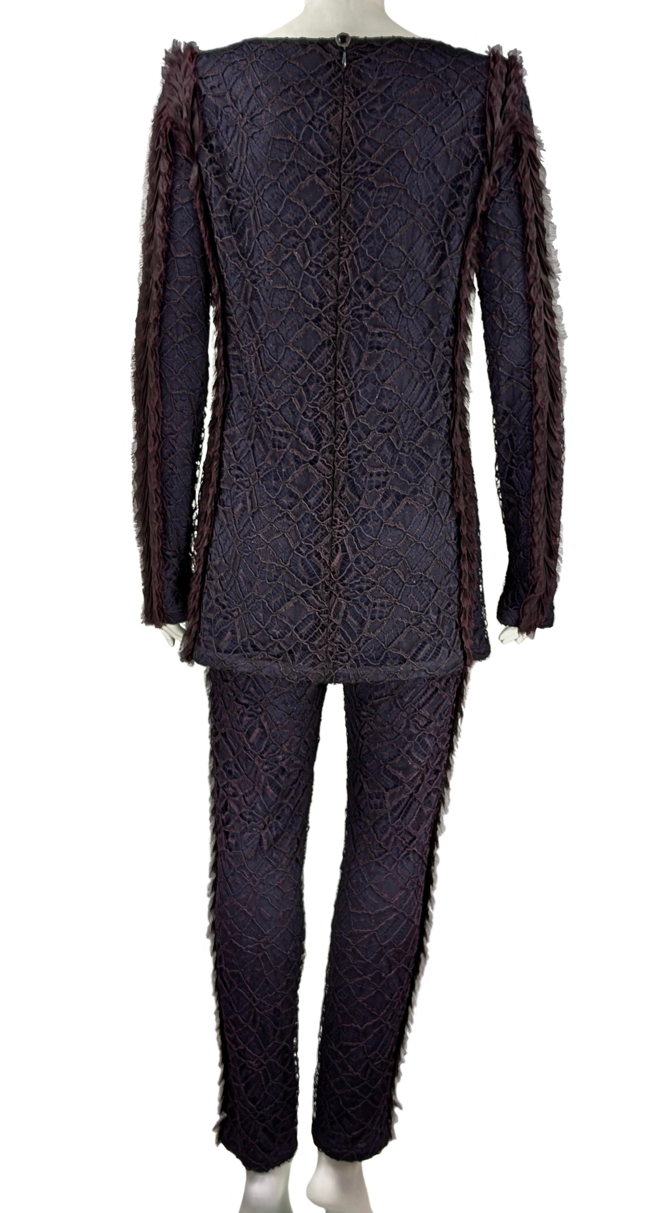 Chemisier et pantalon CHANEL, A/H 2012 en vente 2