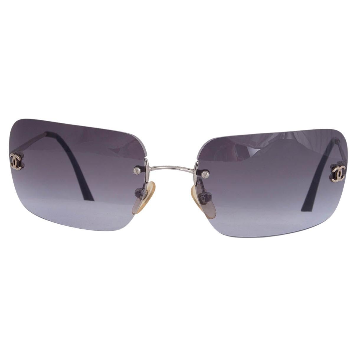 CHANEL blue 4017 CC Sunglasses at 1stDibs