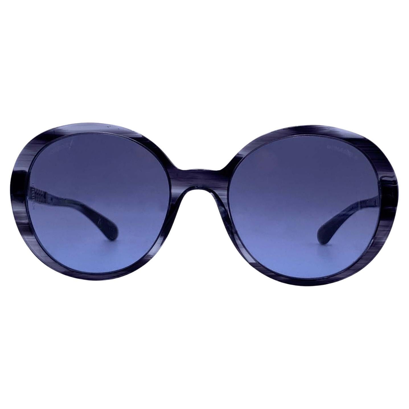 Chanel by Karl Lagerfeld blue lens silver sunglasses, ss 2000 For Sale ...