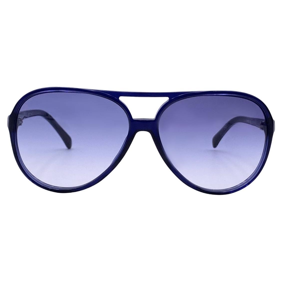 Chanel Blue Acetate Aviator Sunglasses 5206 59/13 135 mm