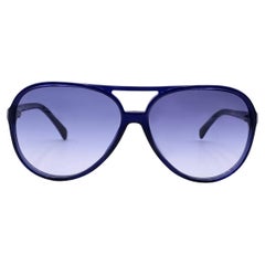 Chanel Blue Acetate Aviator Sunglasses 5206 59/13 135 mm