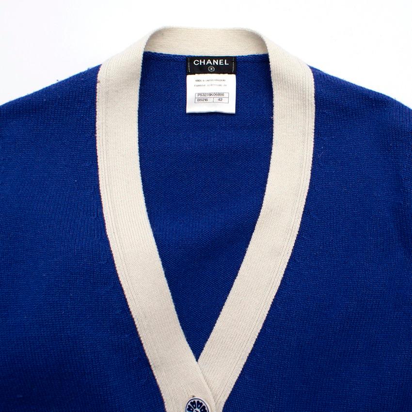 Chanel Blue and White cardigan US 10 1