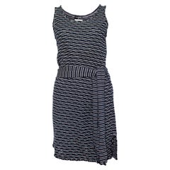 Chanel, Blue and white wrap dress