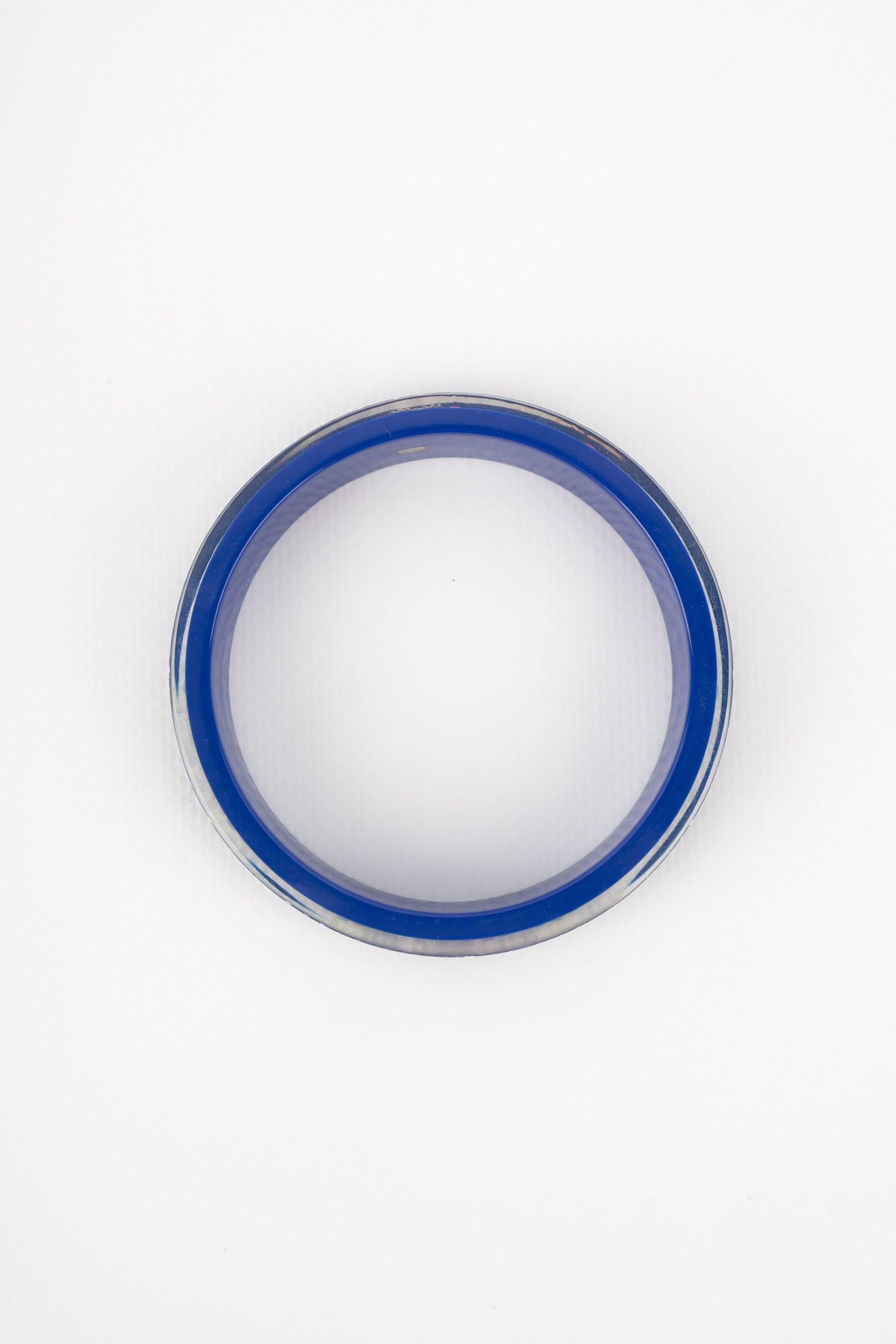 Chanel Blue Bakelite Bracelet, 2018 1