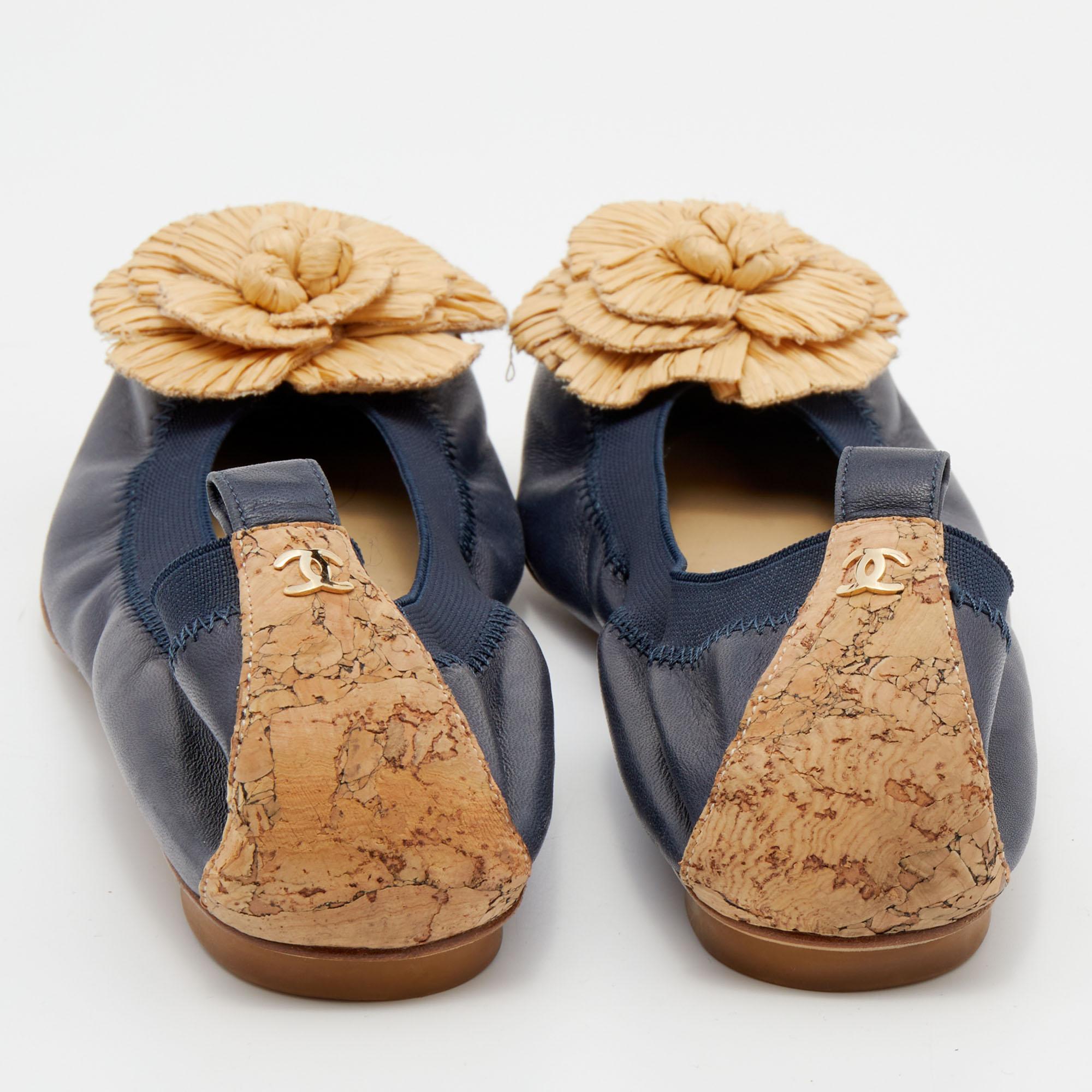 raffia ballet flats