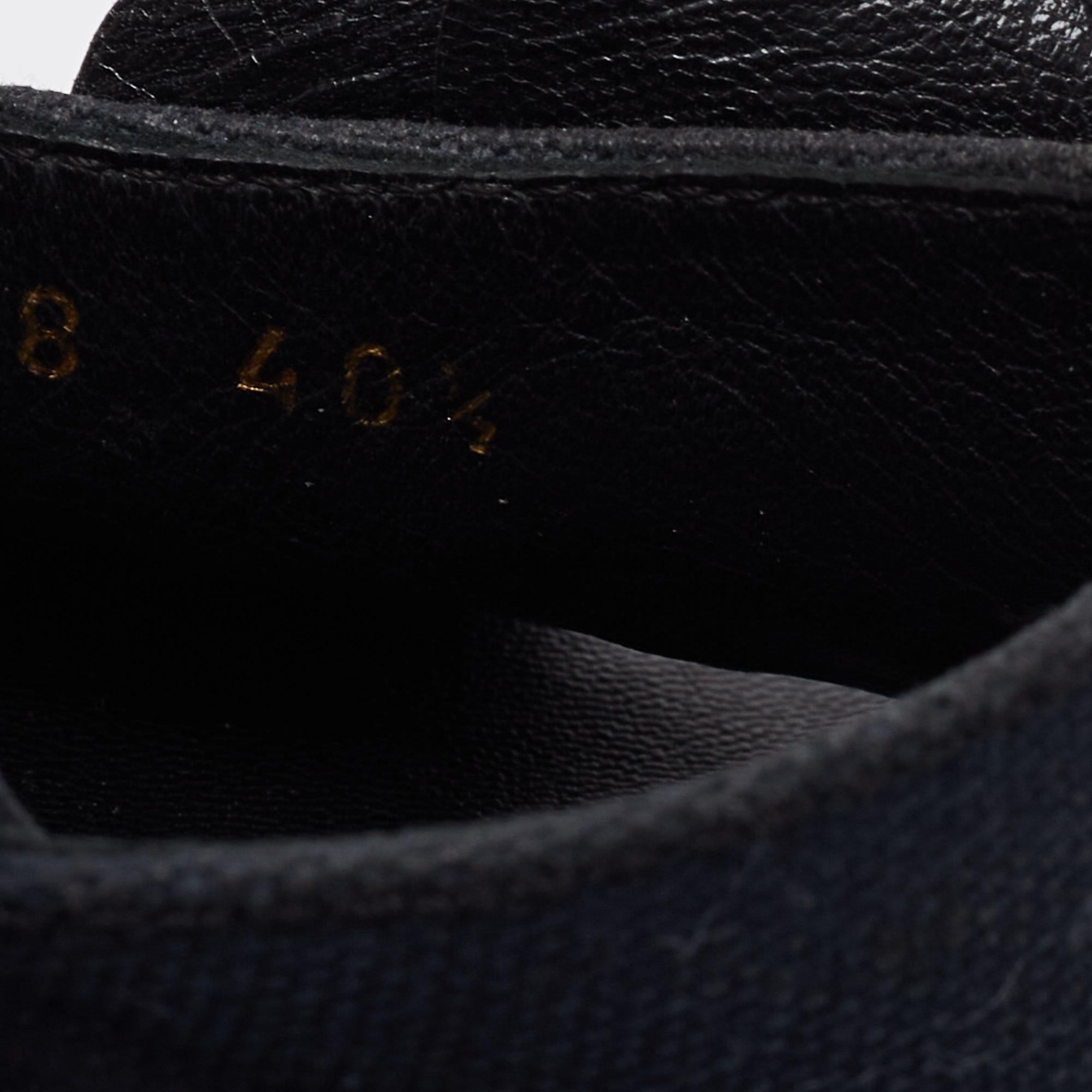 Chanel Blue/Black Camellia Slide Wedge Sandals Size 40.5 3