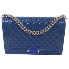 Chanel Blue Boy Large Bag