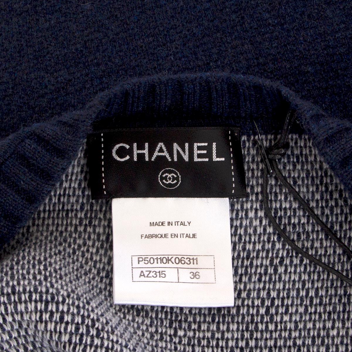 blue chanel sweater