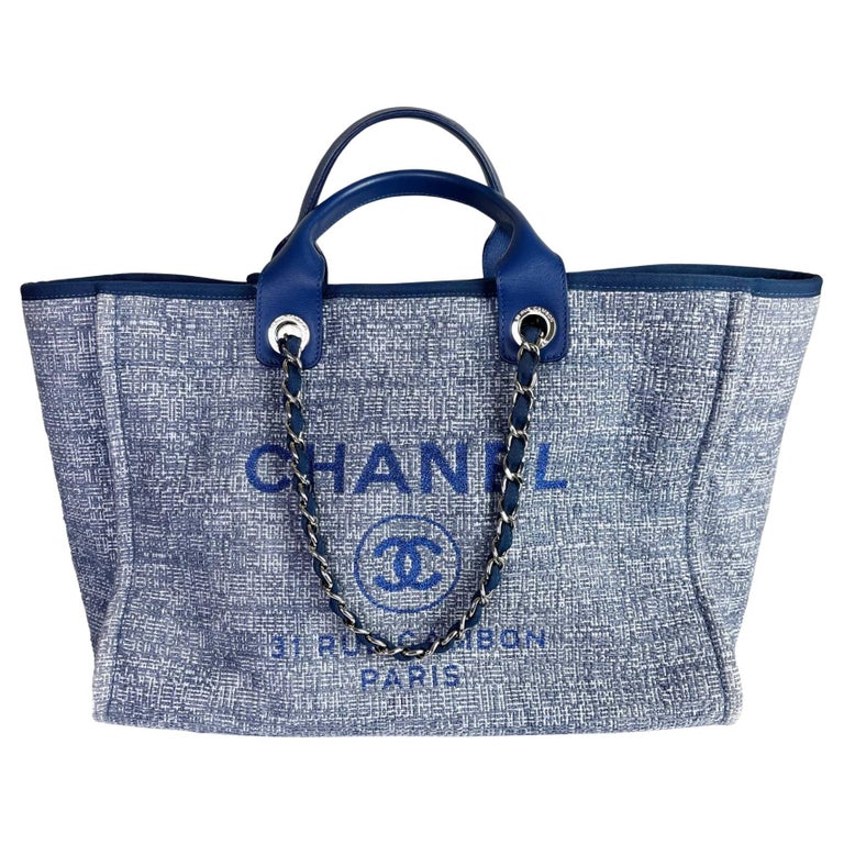 buy chanel deauville tote large