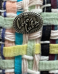 Chanel Blue Coco Cuba Lesage Tweed Fringe Skirt