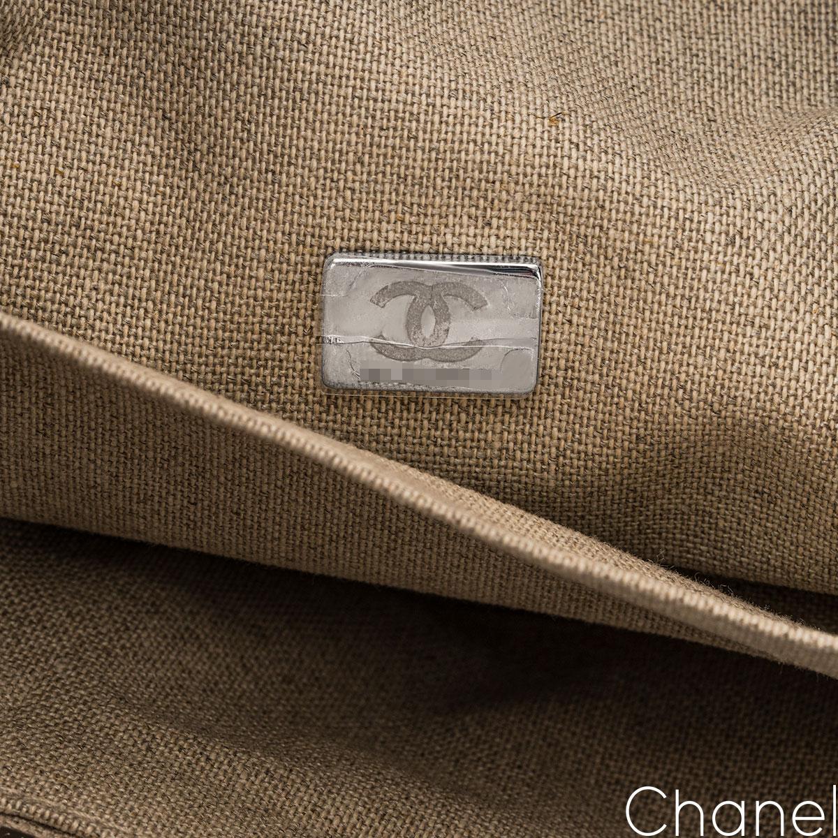 Chanel Bleu Deauville Grand Shopping Tote Bag en vente 2