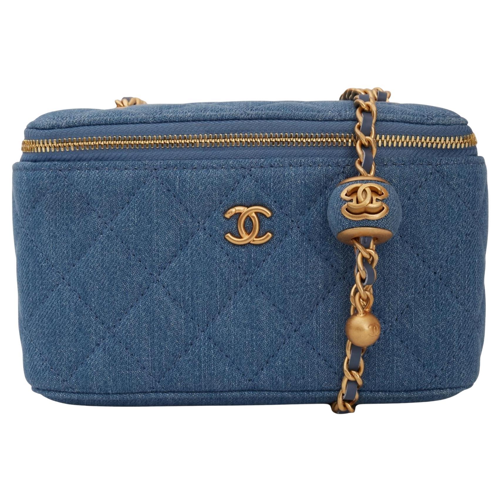 Chanel Black Quilted Leather All About Chains Waist Bag at 1stDibs