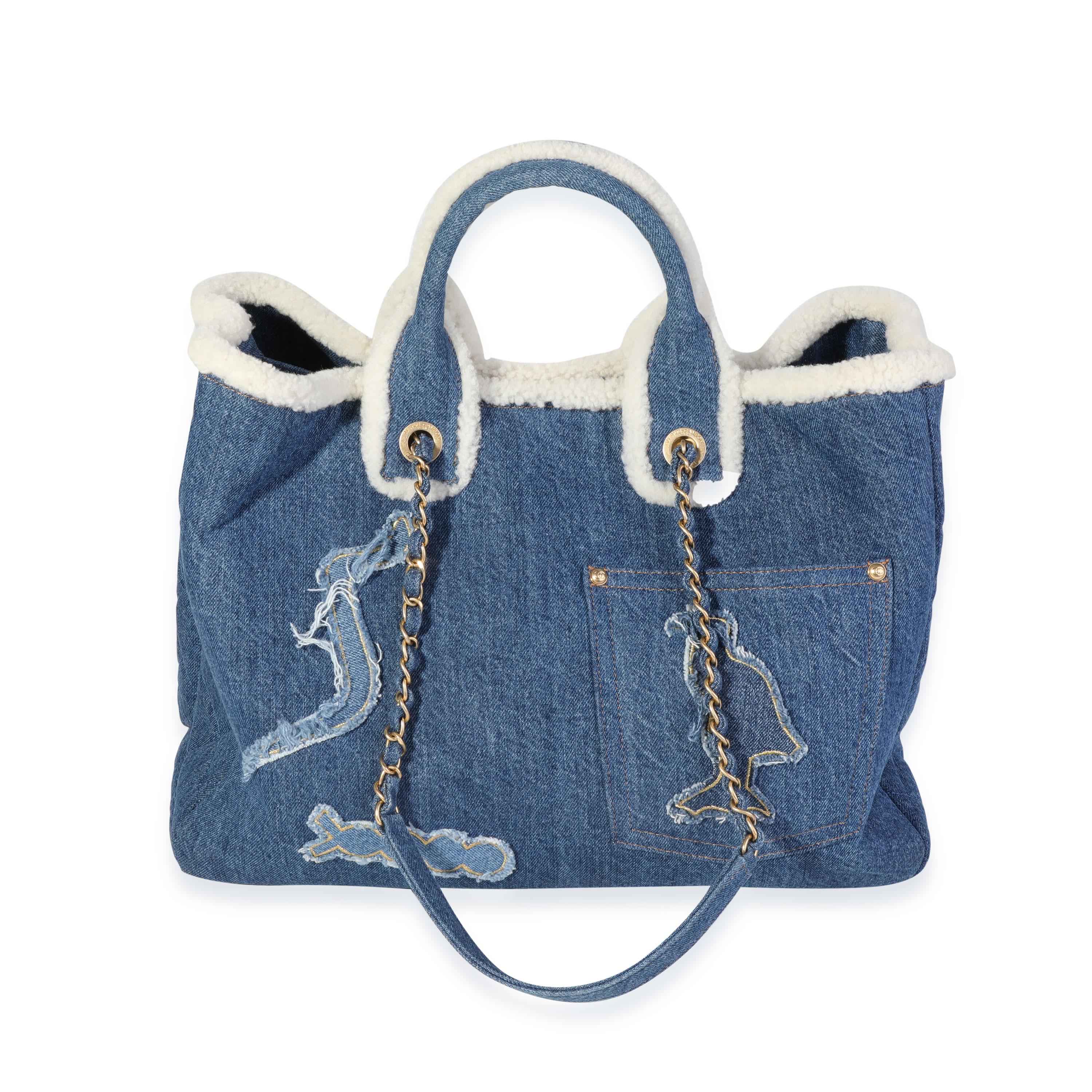 blue jean chanel bag