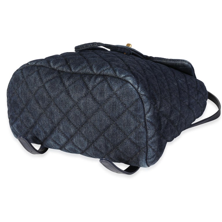Chanel Blue Denim Urban Spirit Backpack 1