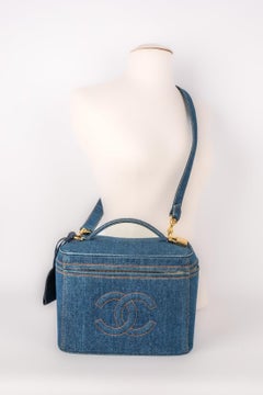 Chanel Blue Denim Vanity Bag, 1996/1997