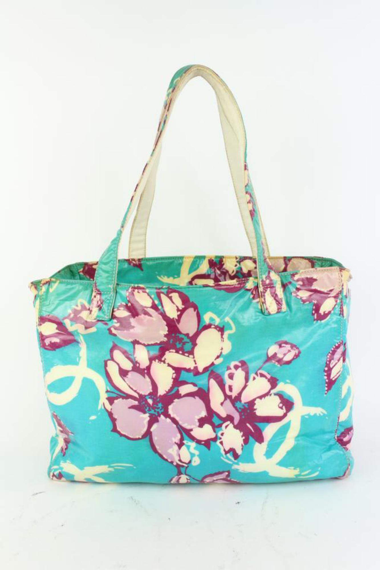 chanel floral bag