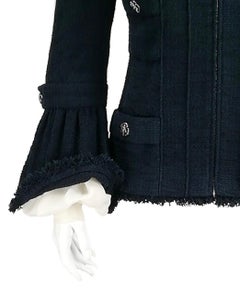 CHANEL blue jacket FR 36 Cruise 2013 Versailles 13C