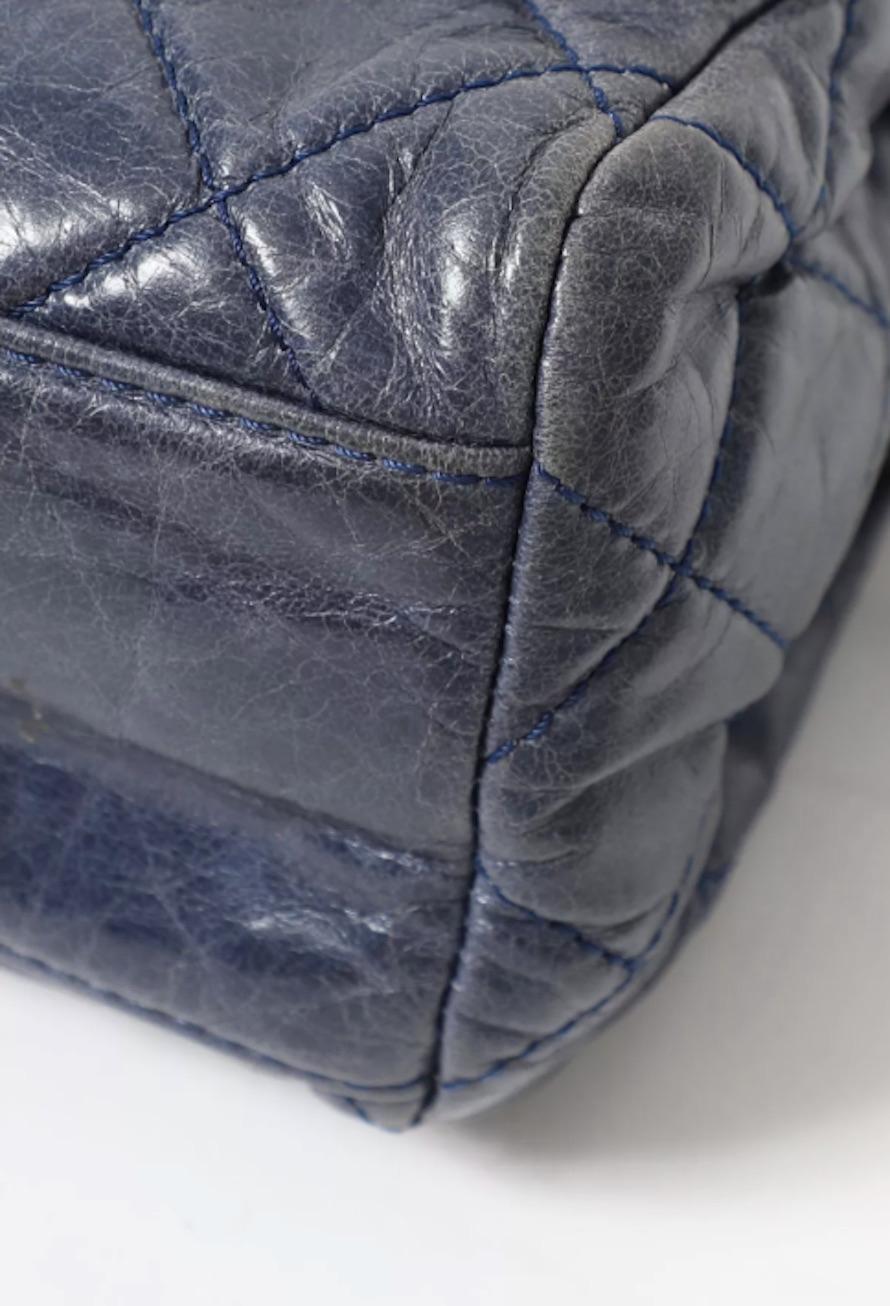 Chanel Blue Jean Leather Timeless Bag 7