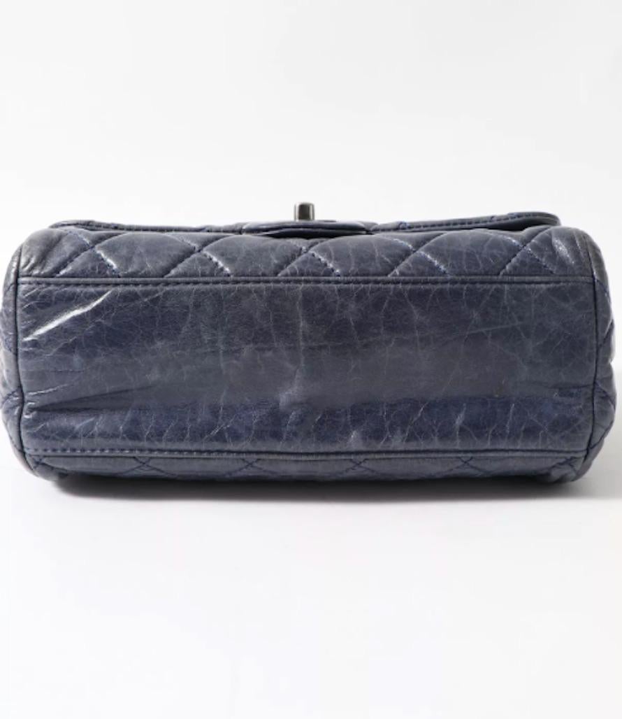 Chanel Blue Jean Leather Timeless Bag 8