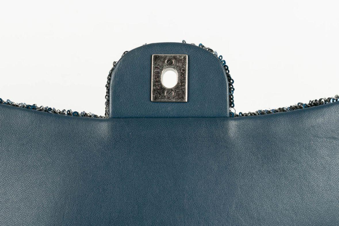 Chanel Blue Leather Bag Paris-Cuba, 2017 For Sale 5