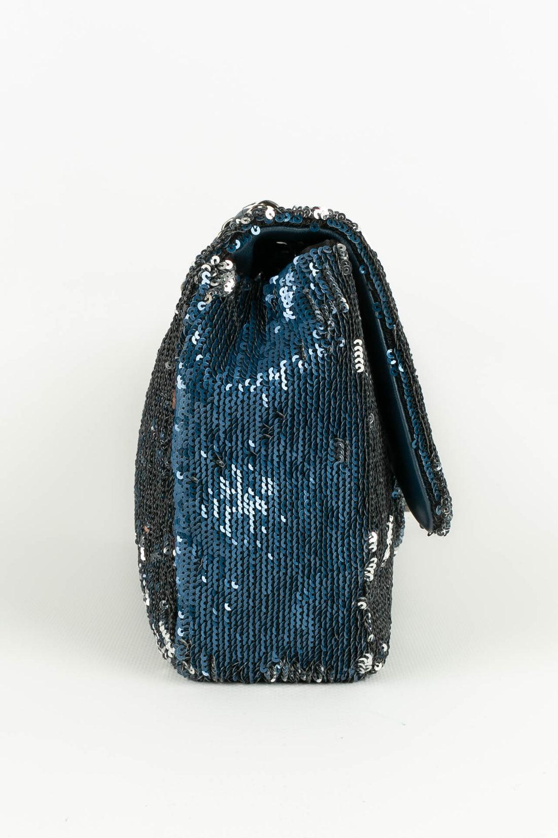 Women's Chanel Blue Leather Bag Paris-Cuba, 2017 For Sale