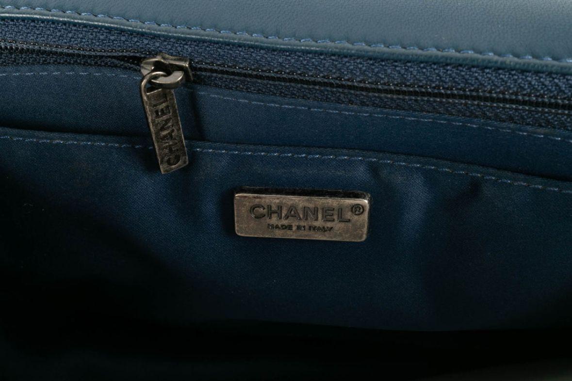 Chanel Blue Leather Bag Paris-Cuba, 2017 For Sale 4