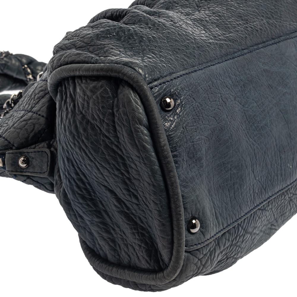 Chanel Blue Leather Leather Lady Braid Bag 6