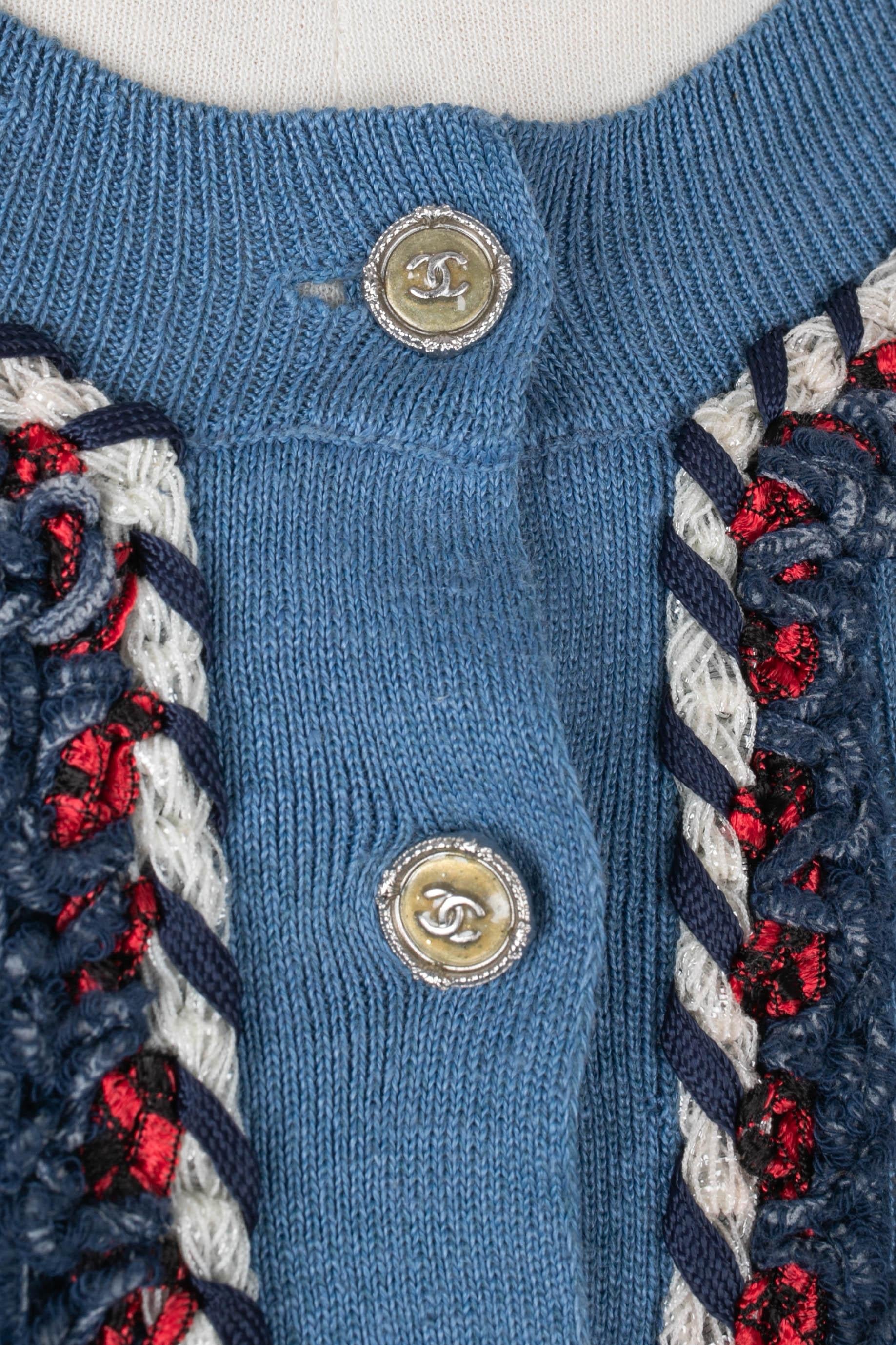 Chanel blue Long-Sleeved top 1