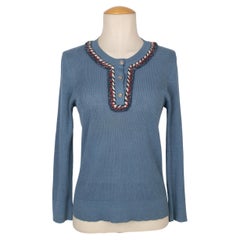 Chanel blue Long-Sleeved top
