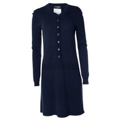 Chanel, blue lurex dress