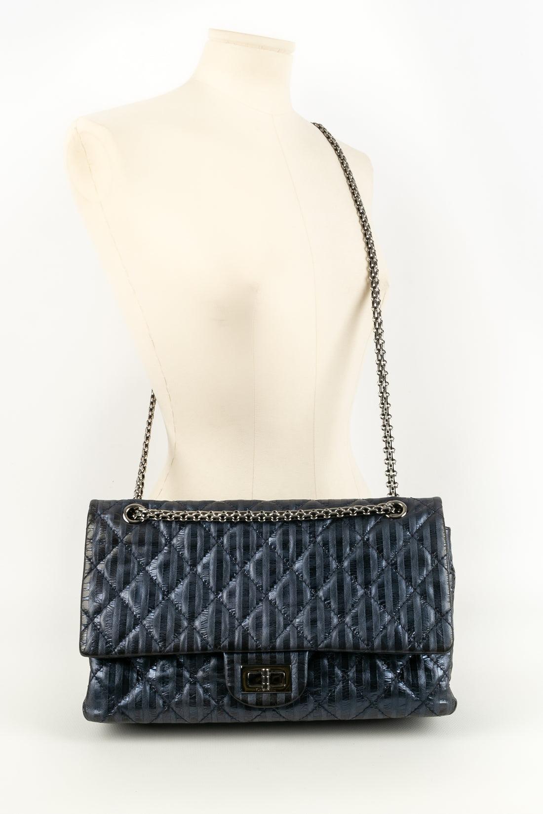 Chanel Blue Metallic Leather Bag, 2008/09 10