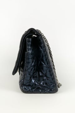 Chanel Blue Metallic Leather Bag, 2008/09